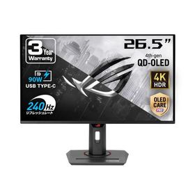 ASUS エイスース ゲーミング液晶ディスプレイ XG27UCDMG ROG Strix OLED ［ 26.5型 / 有機EL 4K(3840×2160) / ワイド ］