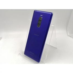 【中古】SONY docomo 【SIMロック解除済み】 Xperia 1 SO-03L Purple【千葉】保証期間1ヶ月【ランクC】