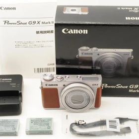 【元箱付き】 キャノン Canon PowerShot G9X Mark II