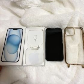 iPhone15本体256GB ブルー SIMフリー バッテリー86% 付属品