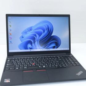 美品 キズあり 15.6型 Lenovo ThinkPad E15 Gen2 Ryzen 5 4650U★6コア Core i7相当 8GB / SSD256GB カメラ ノートパソコン Windows11 16503