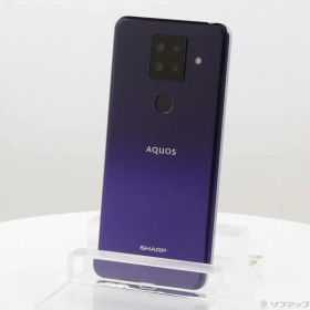 【中古】SHARP(シャープ) AQUOS sense4 plus 128GB パープル SH-M16 SIMフリー 【344-ud】