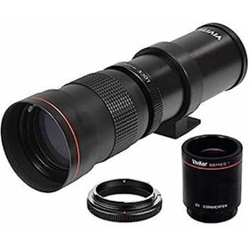 【中古】ハイパワー 420-1600mm f/8.3 HD マニュアル望遠レンズ Nikon D500 D600 D610 D700 D750 D800e D810 D810a D850 D3400 D5000 D5100 D520 0, D53(レンズ(単焦点))