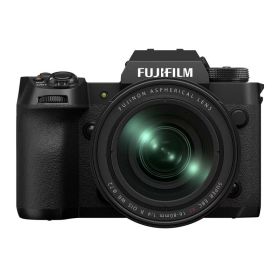 【中古】富士フイルム(FUJIFILM) X ミラーレス一眼デジタルカメラ X-H2 レンズキット(XF16-80) ボディ内手ブレ補正 動画 映像制作 約4020万画素 防塵防滴耐低温 X-H2LK-1680 ブラック