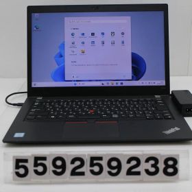 Lenovo ThinkPad T480s Core i5 8350U 1.7GHz/8GB/512GB(SSD)/14W/FHD(1920x1080)/Win11【中古】【20260121】