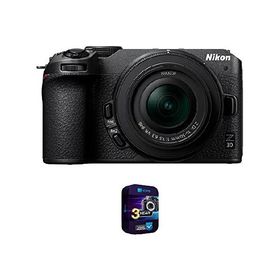 【平行輸入品】Nikon 1749 Z 30 Mirrorless Camera Body with NIKKOR Z DX 16-50mm f/3.5-6.3 VR Lens Kit Bundle with 3 YR CPS Enhanced Protection Pack