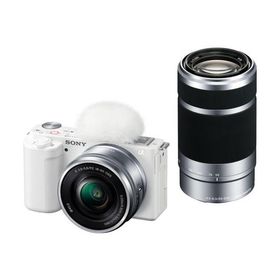 ソニー(SONY) 【アウトレットメーカー保証付】VLOGCAM ZV-E10Y ダブルズームレンズキット ホワイト APS-C ミラーレス一眼カメラ