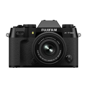 【中古】富士フイルム(FUJIFILM) ミラーレス一眼カメラ X-T50 レンズキット(XF15-45) ブラック F X-T50LK-1545-B