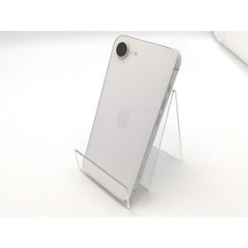 【中古】Apple 国内版 【SIMフリー】 iPhone 16e 128GB ホワイト MD1R4J/A【ECセンター】保証期間１ヶ月【ランクA】