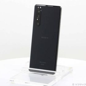 〔中古〕SONY(ソニー) Xperia 1 II 128GB ブラック SO-51A docomoロック解除SIMフリー〔295-ud〕