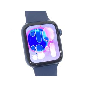 中古 Apple Watch Series6 GPS 44mm ブルーアルミニウムケース ディープネイビースポーツバンド M00J3J/A Model:A2292 ※バッテリ残量やや少なめ