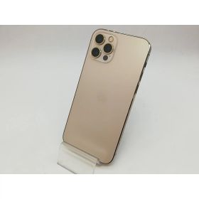 【中古】Apple au 【SIMロック解除済み】 iPhone 12 Pro 128GB ゴールド MGM73J/A【秋葉本店】保証期間1ヶ月【ランクC】