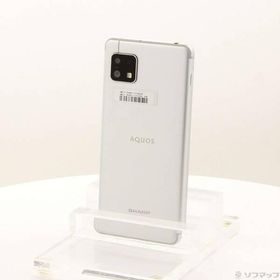 〔中古〕SHARP(シャープ) AQUOS sense4 lite 64GB シルバー SH-RM15 楽天 SIMフリー〔269-ud〕