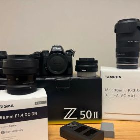 美品 Nikon z50ii レンズ3本セット