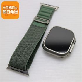 超美品 Apple Watch Ultra 49mm GPS+Cellular セルラー チタニウム スマホ 中古あすつく 土日祝発送 即日発送