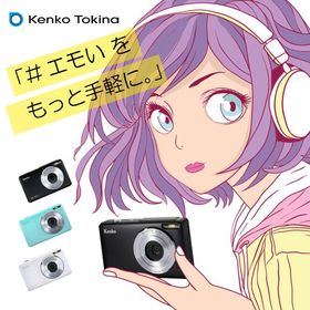 #エモい をもっと手軽に。 使いやすさバツグンの「平成レトロ」な写真が撮れる、500万画素以下のデジタルカメラを持ち歩こう ブラック ケンコー KC-AF11-BK