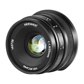 【中古】Neewer 25mm f/1.8 大口径広角レンズ マニュアルフォーカス APS-C プライム固定レンズ EF-M EOS-M マウントミラーレスカメラ EOS M M2 M3 M5 M6