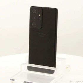 【中古】SAMSUNG(サムスン) Galaxy S21 Ultra 5G 256GB ファントムブラック SC-52B docomoロック解除SIMフリー 【276-ud】