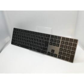 【中古】Apple Magic Keyboard（2018/テンキー付き/A1843） - 日本語（JIS） スペースグレイ MRMH2J/A【京都】保証期間１週間