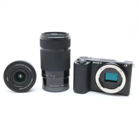 【中古】 《美品》 SONY VLOGCAM ZV-E10 II ダブルズームレンズキット ZV-E10M2X B ブラック [ デジタルカメラ ]