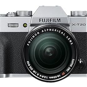 【中古】(非常に良い)FUJIFILM ミラーレス一眼カメラ X-T20 レンズキットシルバー X-T20LK-S
