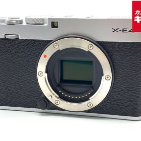 【中古】 【並品】 フジフイルム X-E4 ボディ シルバー 【ミラーレス一眼】 【6ヶ月保証】