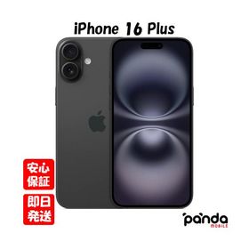 【あすつく、土日、祝日発送、店舗受取可】新品未開封品【Nランク】Appleストア版SIMフリー iPhone16 Plus 256GB ブラック MXVG3J/A Apple A3289 4549995525618