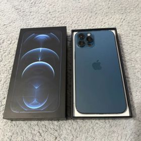 値下げ Apple iPhone 12 Pro max パシフィックブルー 本体