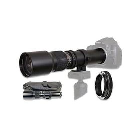 【平行輸入品】500mm f/8 手動望遠レンズ Nikon D90、D500、D3000、D3100、D3200、D3300、D3400、D5