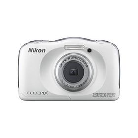 Nikon デジタルカメラ S33 防水 1317万画素 S33 ホワイト S33WH(中古品)