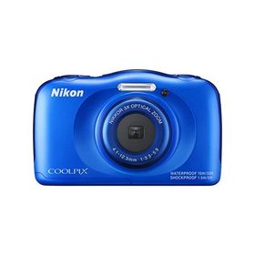 Nikon デジタルカメラ S33 防水 1317万画素 S33 ブルー S33BL(中古品)
