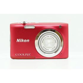 ニコン Nikon コンパクトデジタルカメラ レッド COOLPIX A100