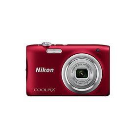 Nikon デジタルカメラ COOLPIX A100 光学5倍 2005万画素 レッド A100RD(中古品)