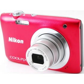 ニコン コンデジ Nikon COOLPIX A100 レッド 中古 新品SDカード付き 届いてすぐに使える コンパクト デジカメ 高画質 動画撮影