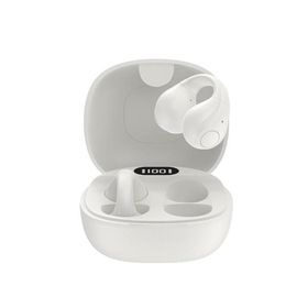 ワイヤレスイヤホン イヤーカフ型 アクセサリー ブルートゥース イヤフォン グリーンハウス GH-OWSB-WH/9017 ホワイトｘ１台/送料無料