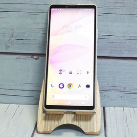 au Xperia 10 III SOG04 ホワイト SONY 美品 029