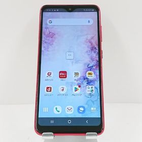 Galaxy A20 SC-02M ドコモ レッド 送料無料 即決 本体 c16385