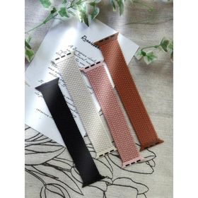 アップルウォッチ バンド AppleWatch バンド ナイロン バンド バングル サイズ調整 AppleWatchSeries10(42mm) 100個セット