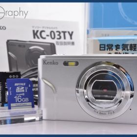 ★極上美品★ ケンコー Kenko KC-03TY 4x 元箱、バッテリー、メモリーカード、取扱説明書付属 ★完動★同梱無料 #am1838