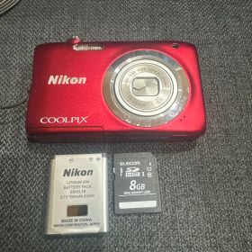 ジャンク Nikon COOLPIX A100 レッド