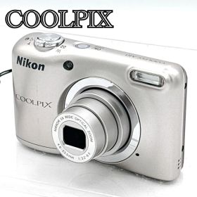 Nikon COOLPIX A10 シルバー 動作確認済 ストラップ付 単三式