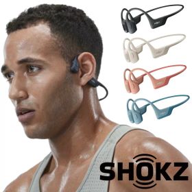 骨伝導 ワイヤレスイヤホン Shokz OpenRun Pro 正規品 アフターショックス 骨伝導イヤホン ワイヤレス 骨伝導 イヤホン オープンイヤー 長時間 軽量 ハンズフリー 通話 防塵 防水 スポーツ 20代 30代 40代 50代 女性 男性 誕生日 父の日 プレゼント