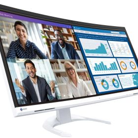 【新品・2営業日で発送】EIZO エイゾ EV3450XC-WT 34.1型 液晶 3440×1440 スピーカー搭載 DisplayPort HDMI×2 USB タイプC LAN