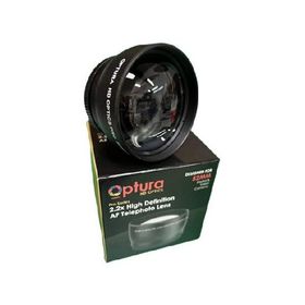 【平行輸入品】OPTURA HD 52MM HD Sport Action 2X Tele Zoom Lens for Nikon D3200,
