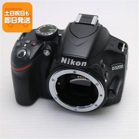 超美品 Nikon D3200 ブラック ボディ 即日発送 デジ1 Nikon デジタルカメラ 本体 あすつく 土日祝発送OK