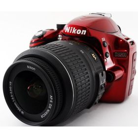 ニコン デジタル一眼 Nikon D3200 レッド レンズキット 中古 新品SDカード付き 届いてすぐに使える