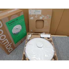 @【未使用品】 アイロボット iRobot ルンバ105 コンボ 掃除機&amp;床拭きロボット Y311260 ホワイト Roomba 105 Combo ロボット掃除機