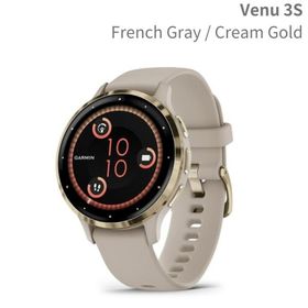 ガーミン Venu 3S French Gray/Cream Gold GARMIN 第5世代光学式心拍計 ベニュー3 Venu3S 010-02785-42 Music