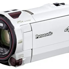 【中古】 パナソニック 4K ビデオカメラ VX992M 64GB 光学20倍ズーム ピュアホワイト HC-VX992M-W