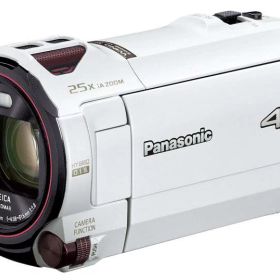 【中古】パナソニック 4K ビデオカメラ VX992M 64GB 光学20倍ズーム ピュアホワイト HC-VX992M-W